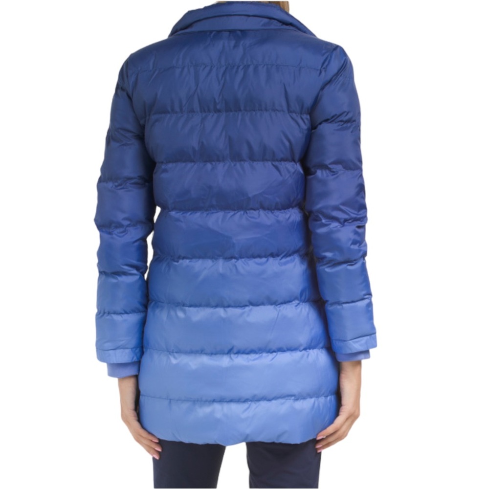 G/FORE *FINAL DROP* Ombre Longline Puffer W/ Removable Hood Jacket NWT - Picture 4 of 7